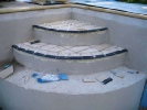 Pool steps construction